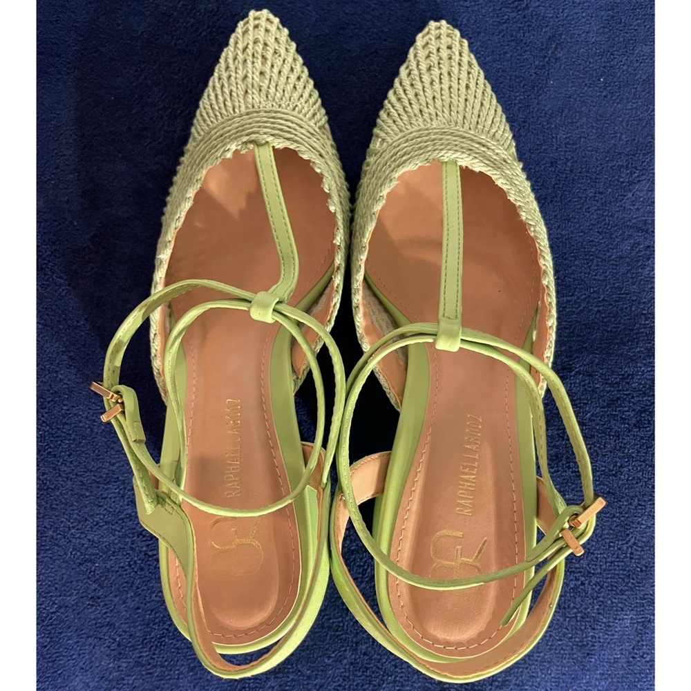 Anthropologie x Rafealla Booz Woven Jute Heeled Sandals Block Heel NWT SZ 10 - Picture 7 of 12